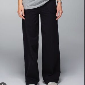 Lululemon Still Wide Leg Pant in Black 30.5” - No Waist Tie